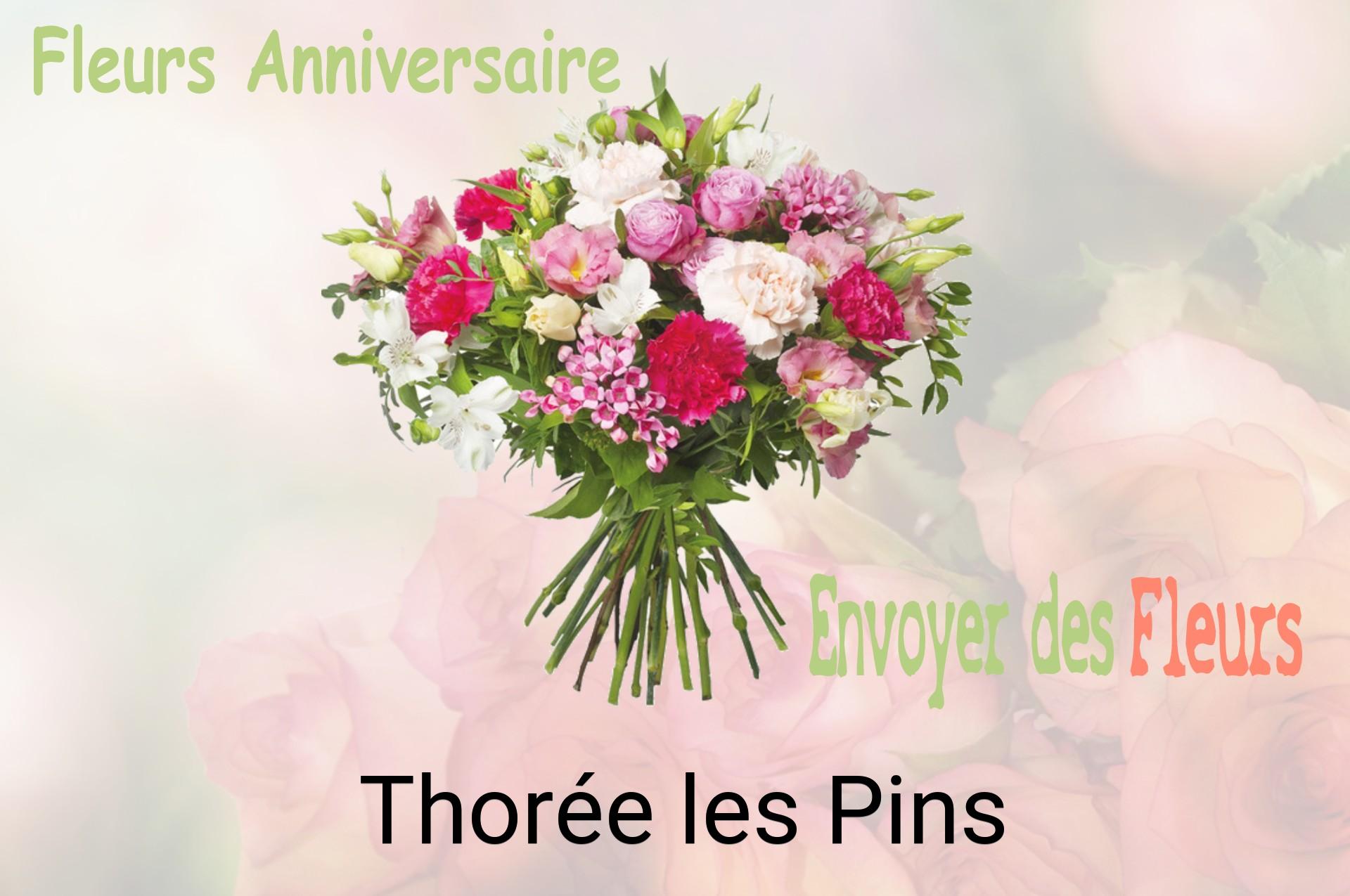Bouquet de fleurs d’anniversaire livré à Thorée-les-Pins